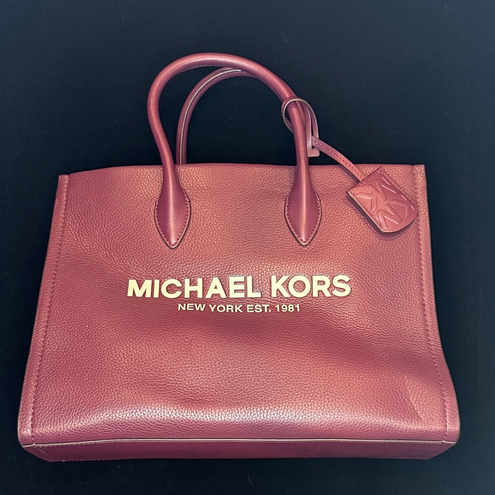 Michael Kors Wine Red Tote